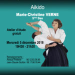 Atelier d’étude (gratuit) 5/10/18 — Marie-Christine Verne 5D